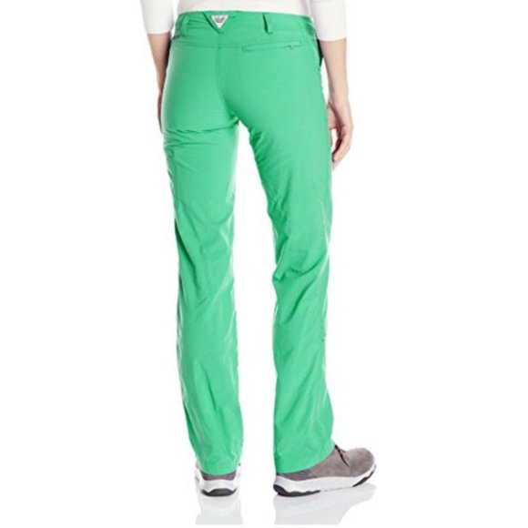 Womens size 16 Columbia Aruba outdoors Roll up Pants mint green Omni shade NWT - Picture 2 of 13